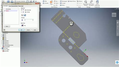 sheet metal drawing inventor|create flat pattern inventor.